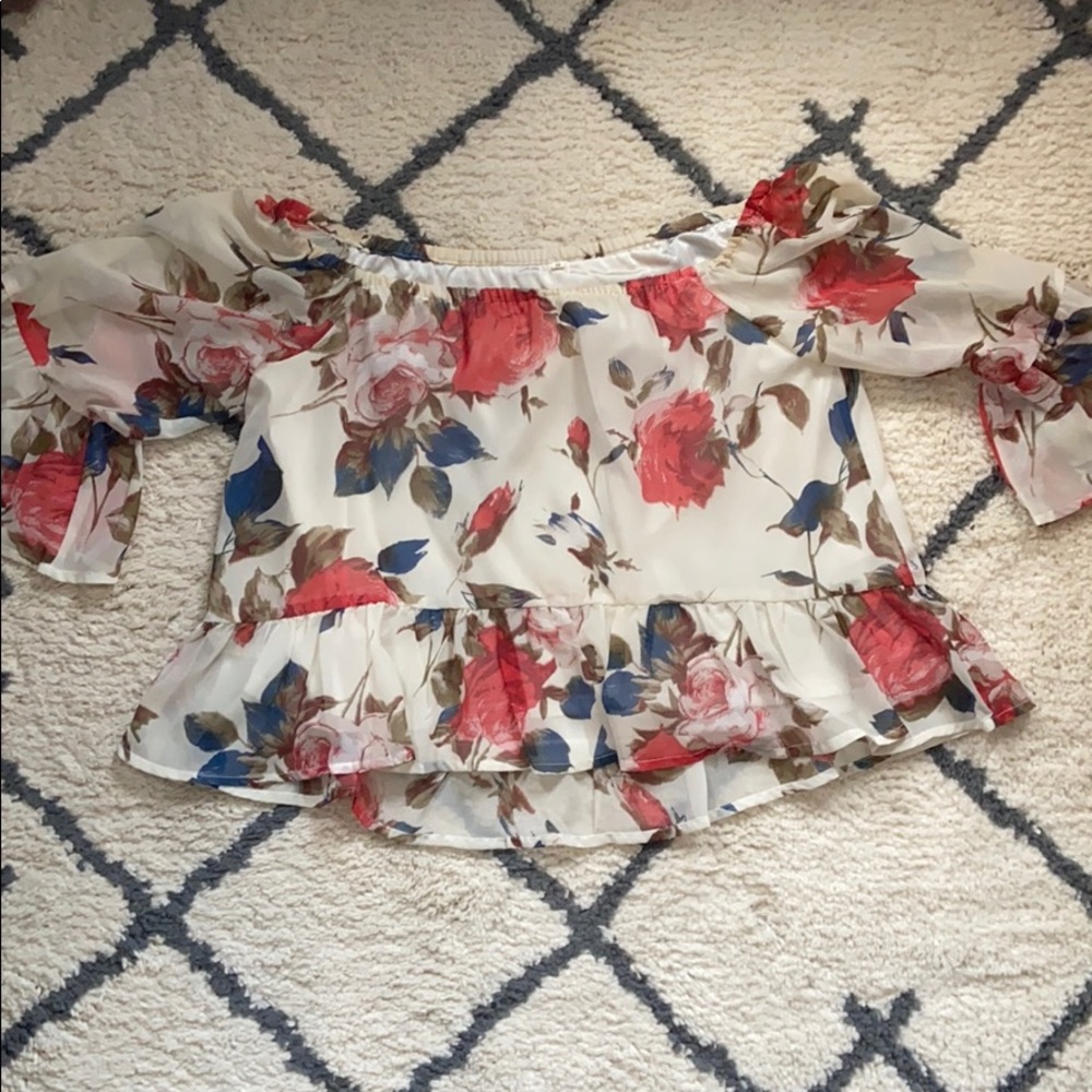 Off the shoulder top
